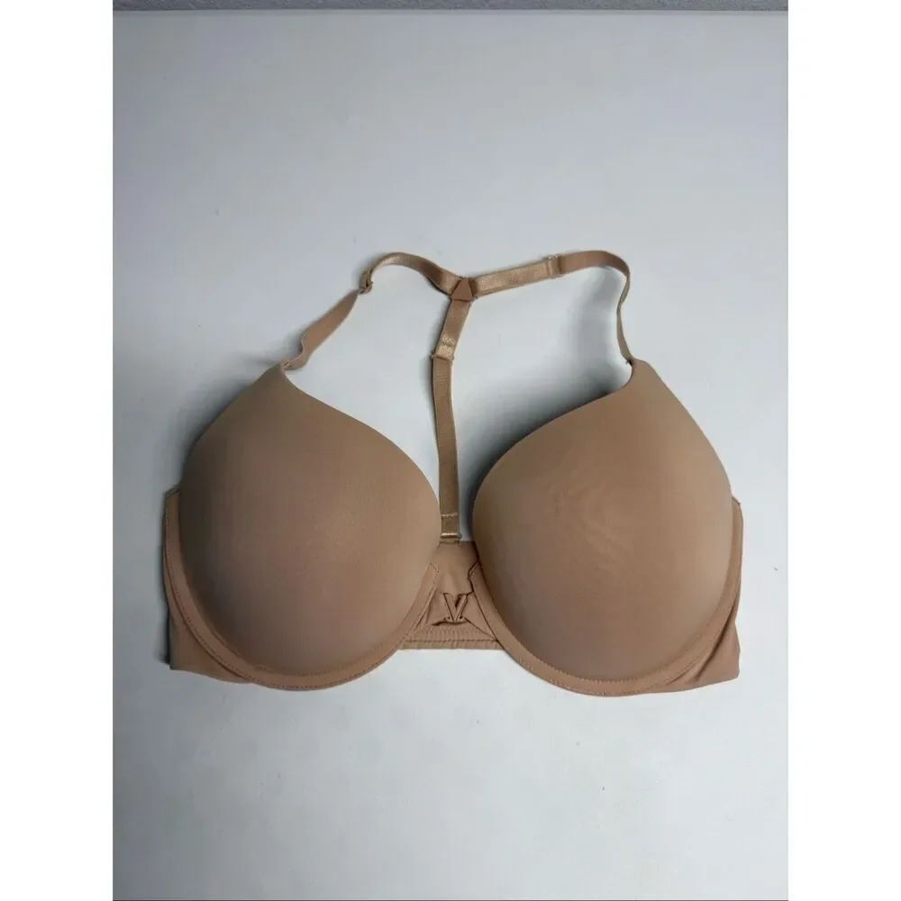 Victoria’s Secret Where Everywhere PINK Lightly Lined Blush Bra Size 34 DD EUC